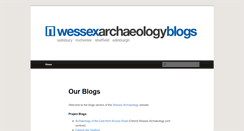 Desktop Screenshot of blogs.wessexarch.co.uk
