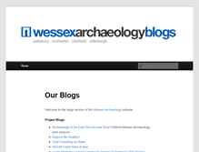 Tablet Screenshot of blogs.wessexarch.co.uk